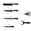 Kit 6 Facas Antiaderente